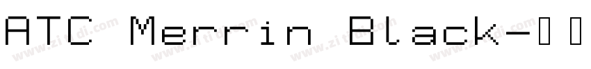 ATC Merrin Black字体转换